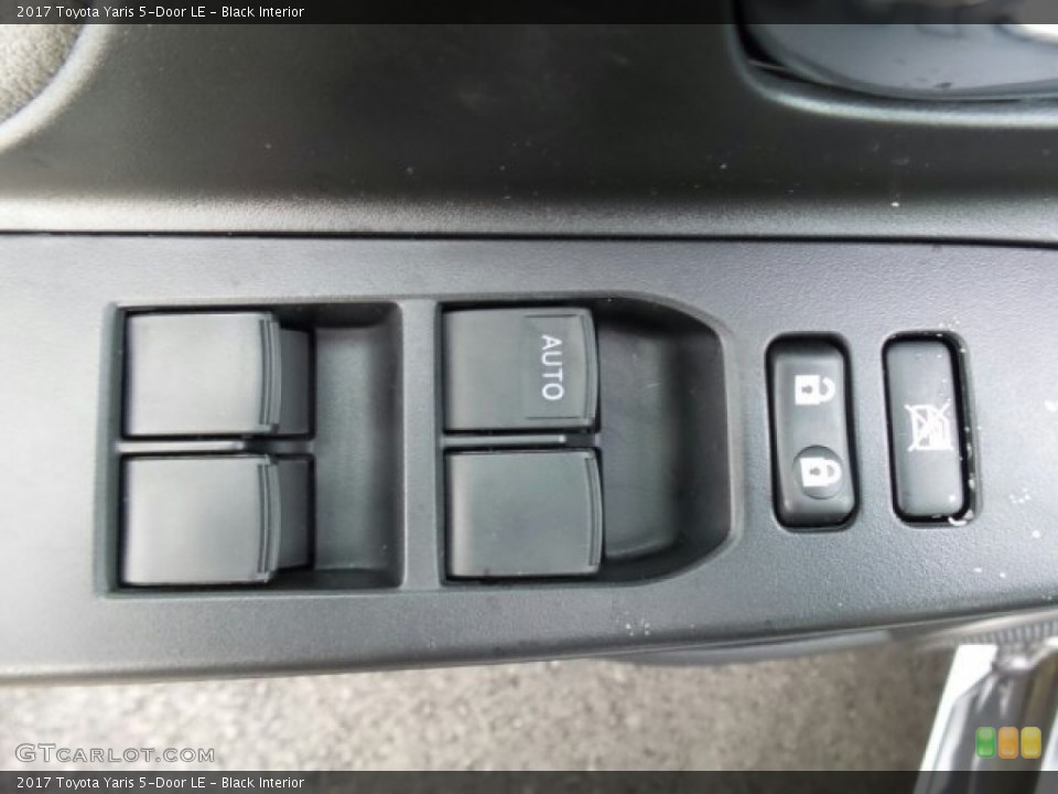 Black Interior Controls for the 2017 Toyota Yaris 5-Door LE #118642112