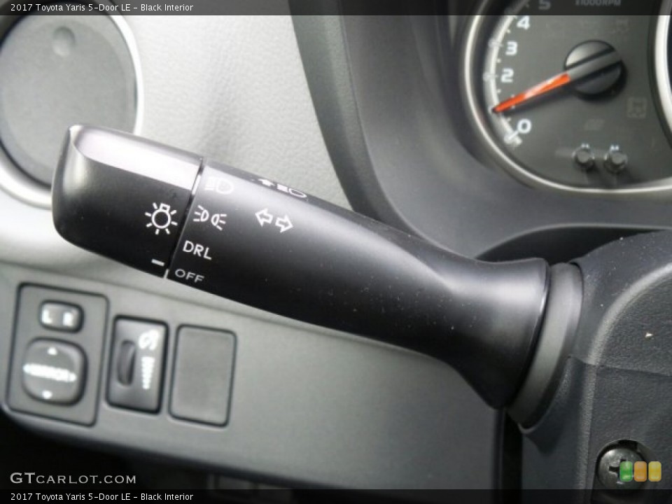 Black Interior Controls for the 2017 Toyota Yaris 5-Door LE #118642196