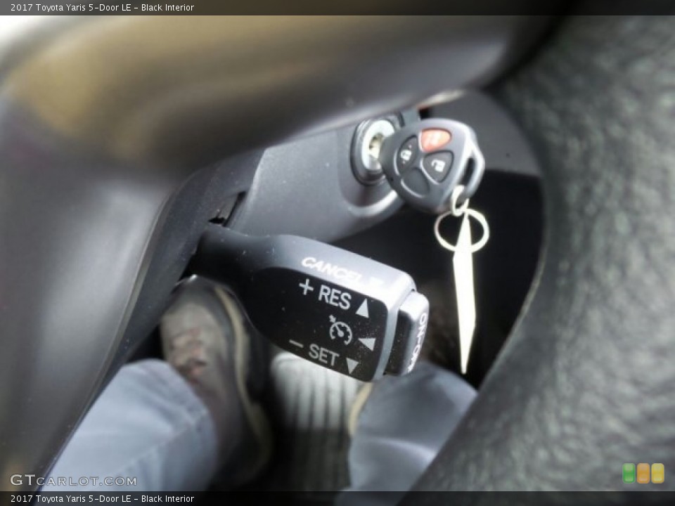 Black Interior Controls for the 2017 Toyota Yaris 5-Door LE #118642229
