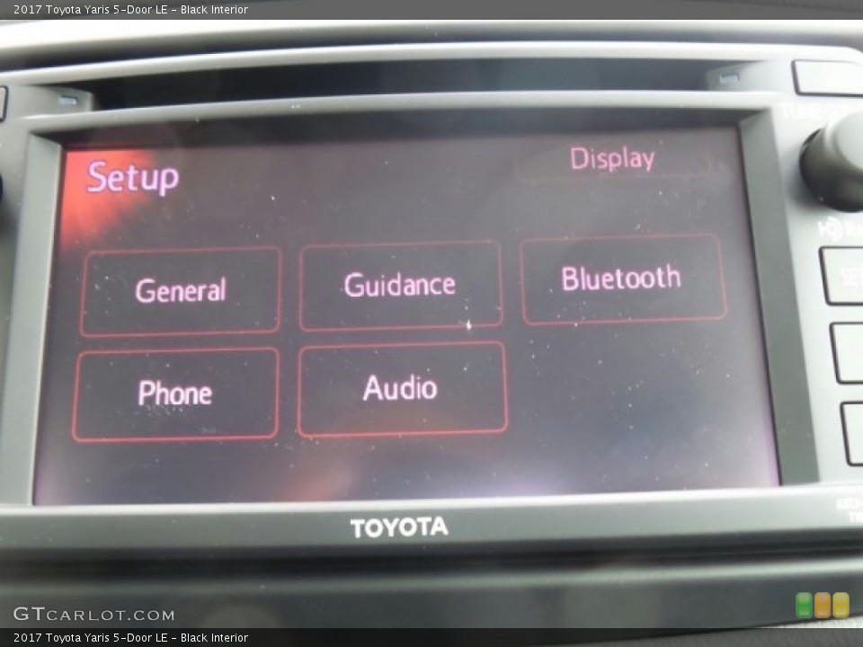Black Interior Controls for the 2017 Toyota Yaris 5-Door LE #118642274