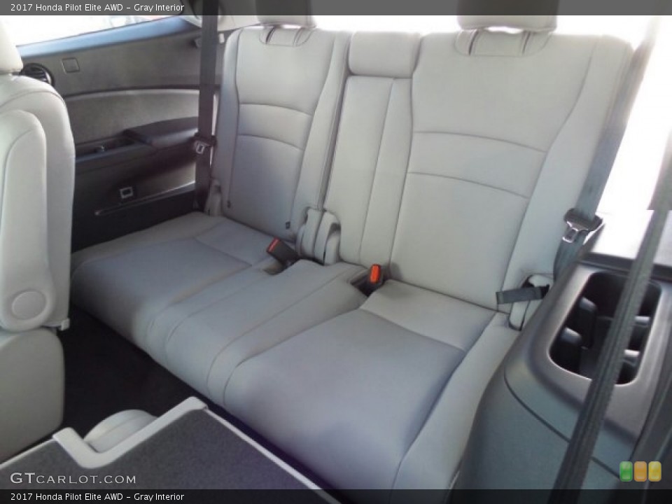 Gray Interior Rear Seat for the 2017 Honda Pilot Elite AWD #118645247