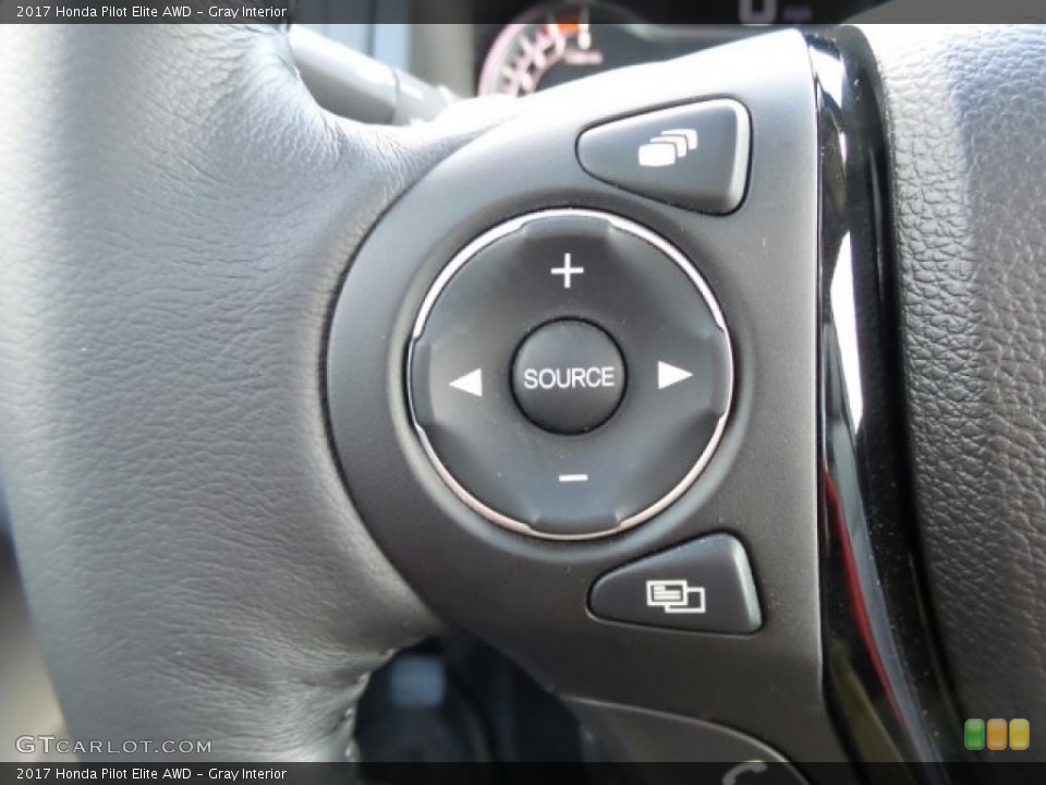 Gray Interior Controls for the 2017 Honda Pilot Elite AWD #118645442