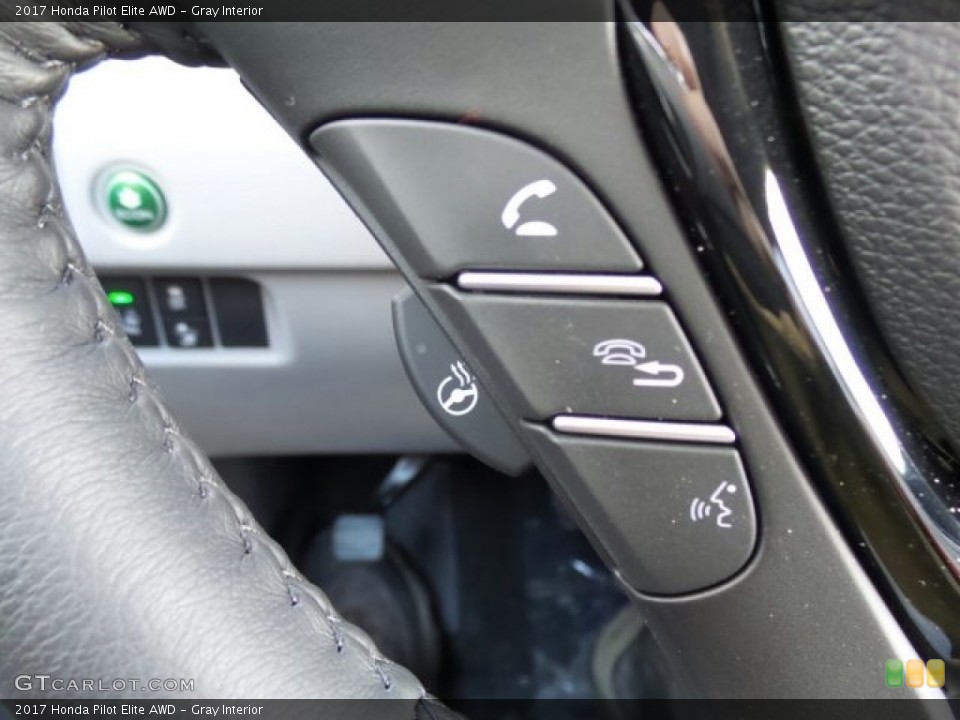 Gray Interior Controls for the 2017 Honda Pilot Elite AWD #118645457