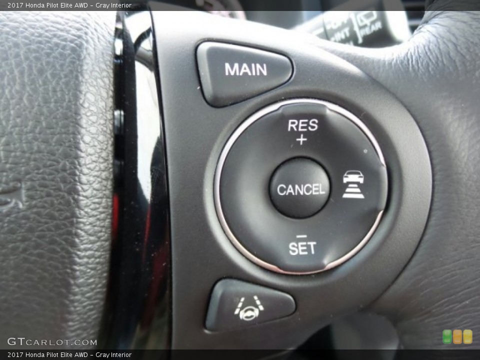 Gray Interior Controls for the 2017 Honda Pilot Elite AWD #118645487