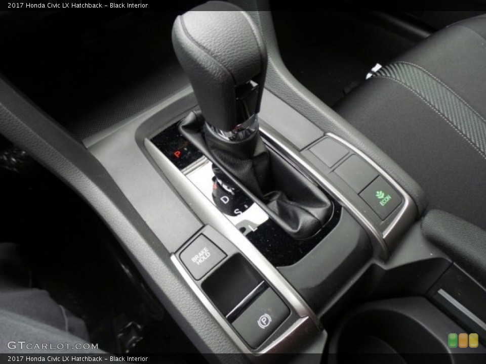 Black Interior Transmission for the 2017 Honda Civic LX Hatchback #118647722