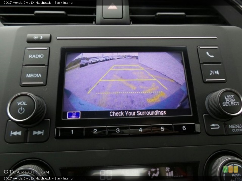 Black Interior Controls for the 2017 Honda Civic LX Hatchback #118647731