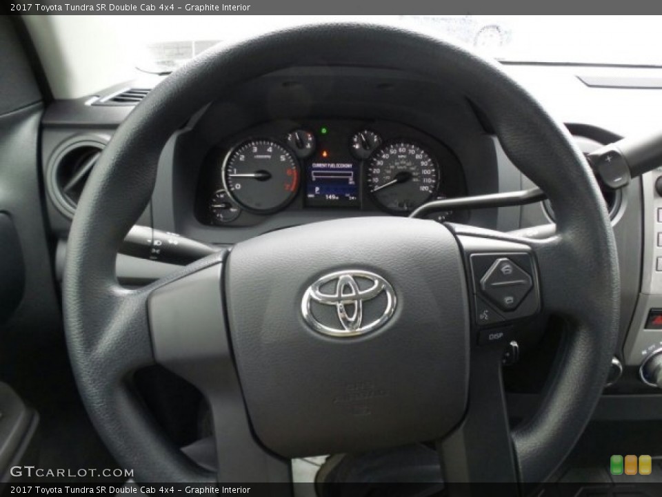 Graphite Interior Steering Wheel for the 2017 Toyota Tundra SR Double Cab 4x4 #118647803