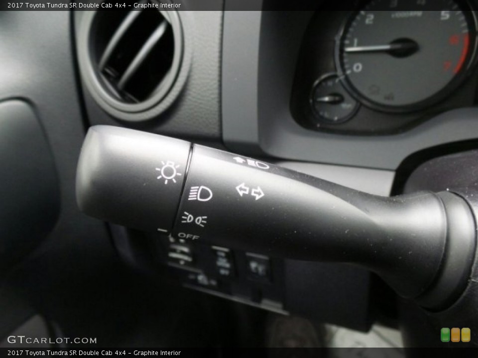 Graphite Interior Controls for the 2017 Toyota Tundra SR Double Cab 4x4 #118647863