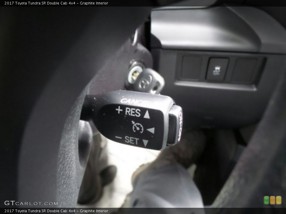 Graphite Interior Controls for the 2017 Toyota Tundra SR Double Cab 4x4 #118647884
