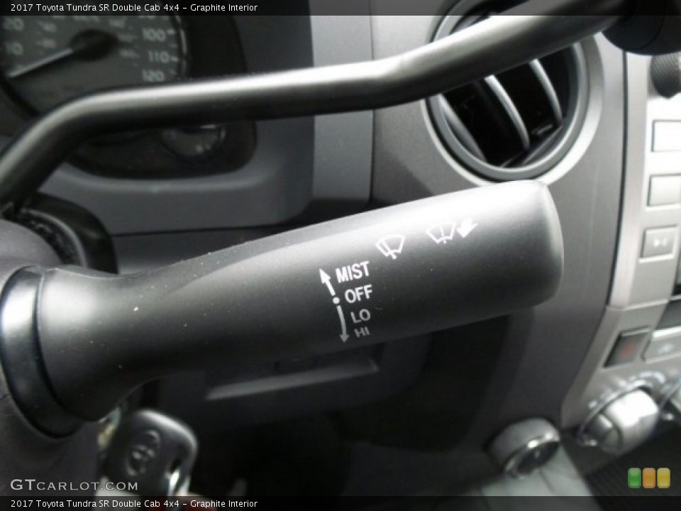 Graphite Interior Controls for the 2017 Toyota Tundra SR Double Cab 4x4 #118647896