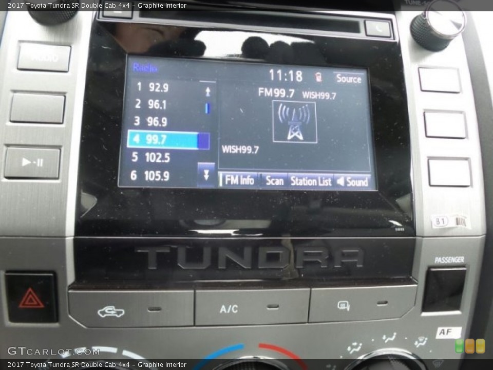 Graphite Interior Audio System for the 2017 Toyota Tundra SR Double Cab 4x4 #118647908