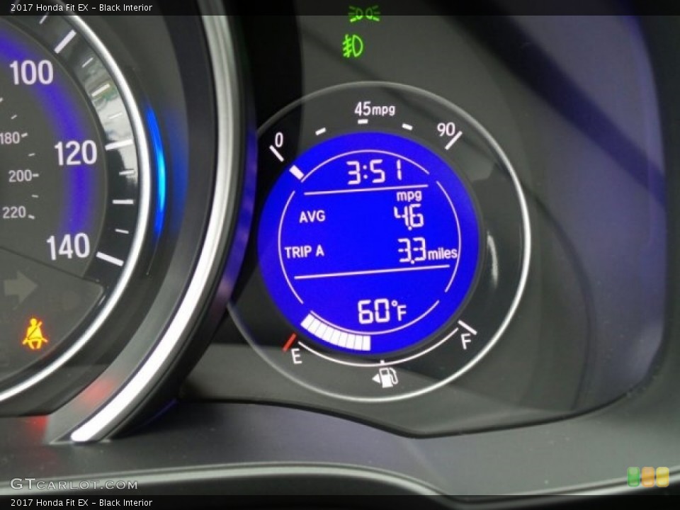 Black Interior Gauges for the 2017 Honda Fit EX #118647968