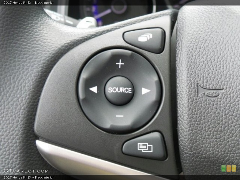 Black Interior Controls for the 2017 Honda Fit EX #118647983