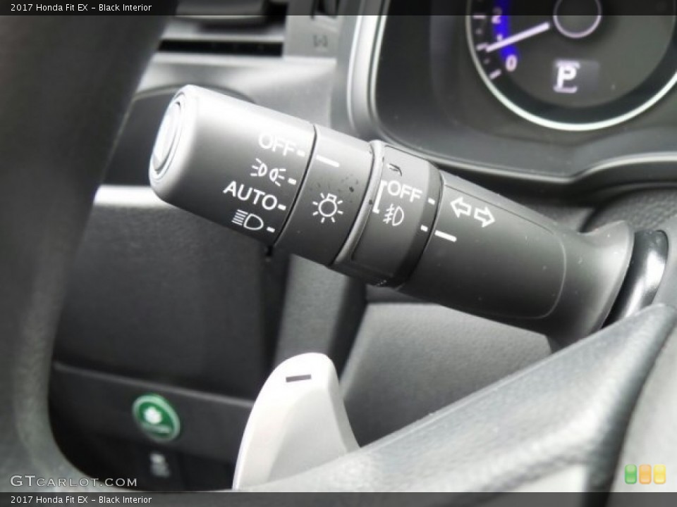 Black Interior Controls for the 2017 Honda Fit EX #118648004