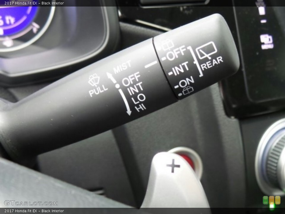 Black Interior Controls for the 2017 Honda Fit EX #118648031