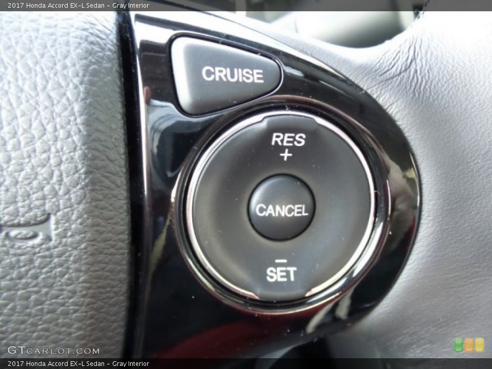 Gray Interior Controls for the 2017 Honda Accord EX-L Sedan #118653167