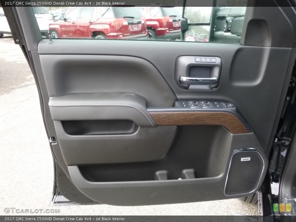 Jet Black Interior Door Panel for the 2017 GMC Sierra 2500HD Denali Crew Cab 4x4 #118654673