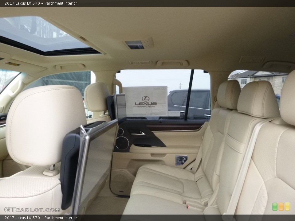 Parchment Interior Rear Seat for the 2017 Lexus LX 570 #118654913
