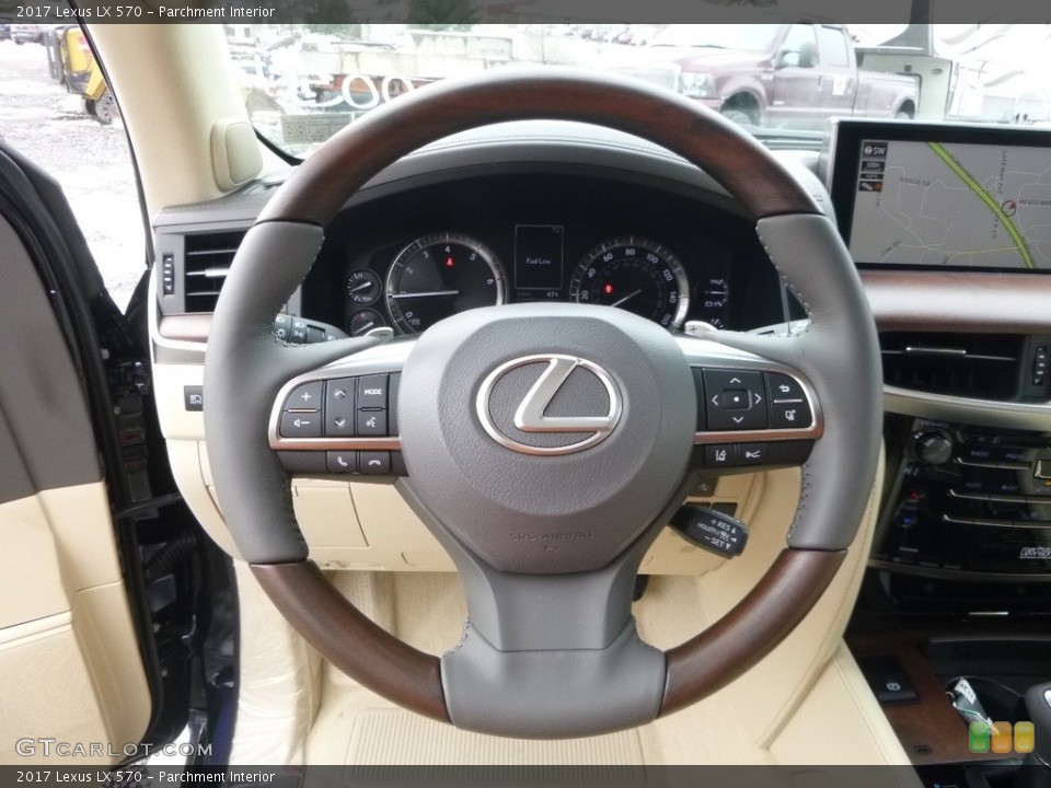 Parchment Interior Steering Wheel for the 2017 Lexus LX 570 #118655015