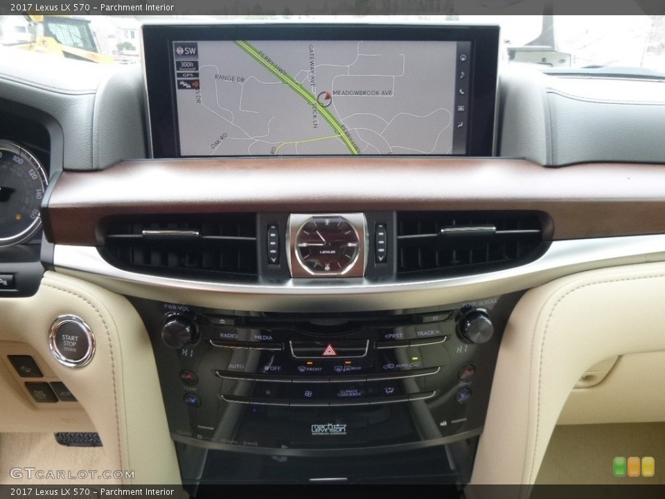 Parchment Interior Navigation for the 2017 Lexus LX 570 #118655048