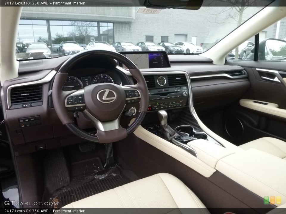 Parchment Interior Photo for the 2017 Lexus RX 350 AWD #118655705