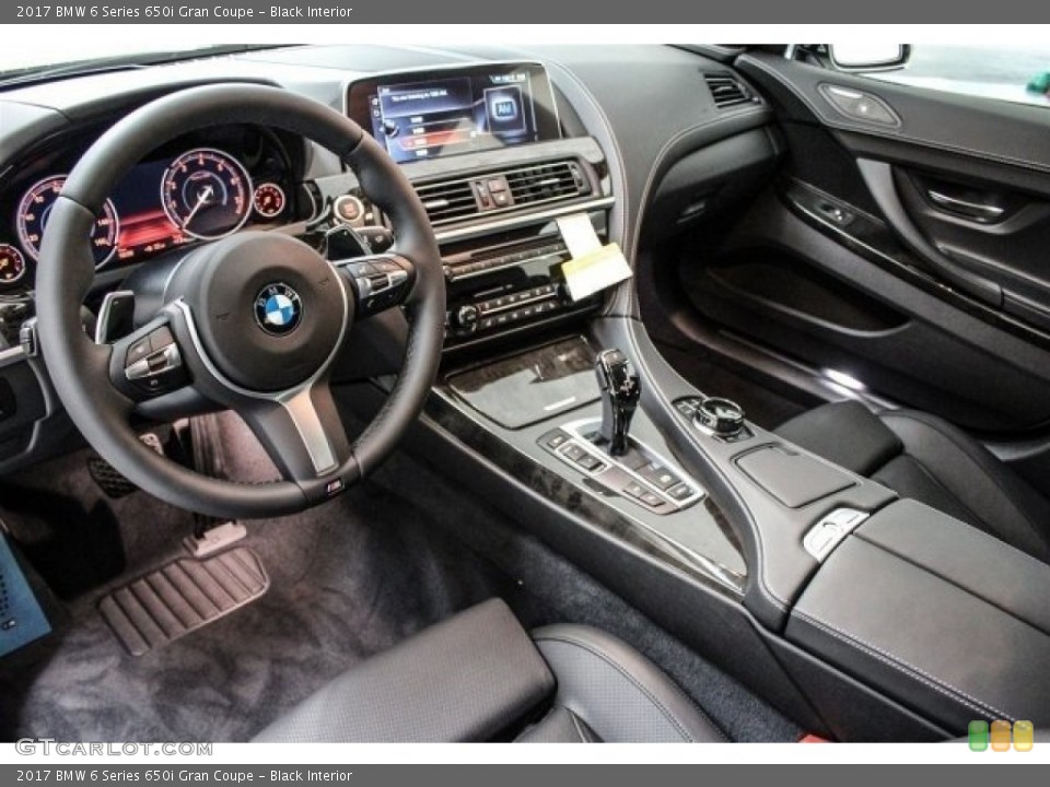 Black Interior Photo for the 2017 BMW 6 Series 650i Gran Coupe #118656737