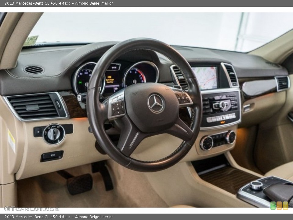 Almond Beige Interior Dashboard for the 2013 Mercedes-Benz GL 450 4Matic #118660505