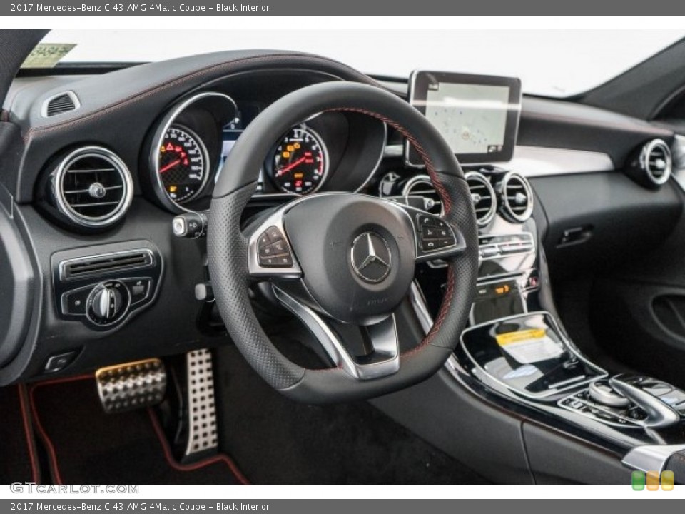 Black Interior Dashboard for the 2017 Mercedes-Benz C 43 AMG 4Matic Coupe #118660628