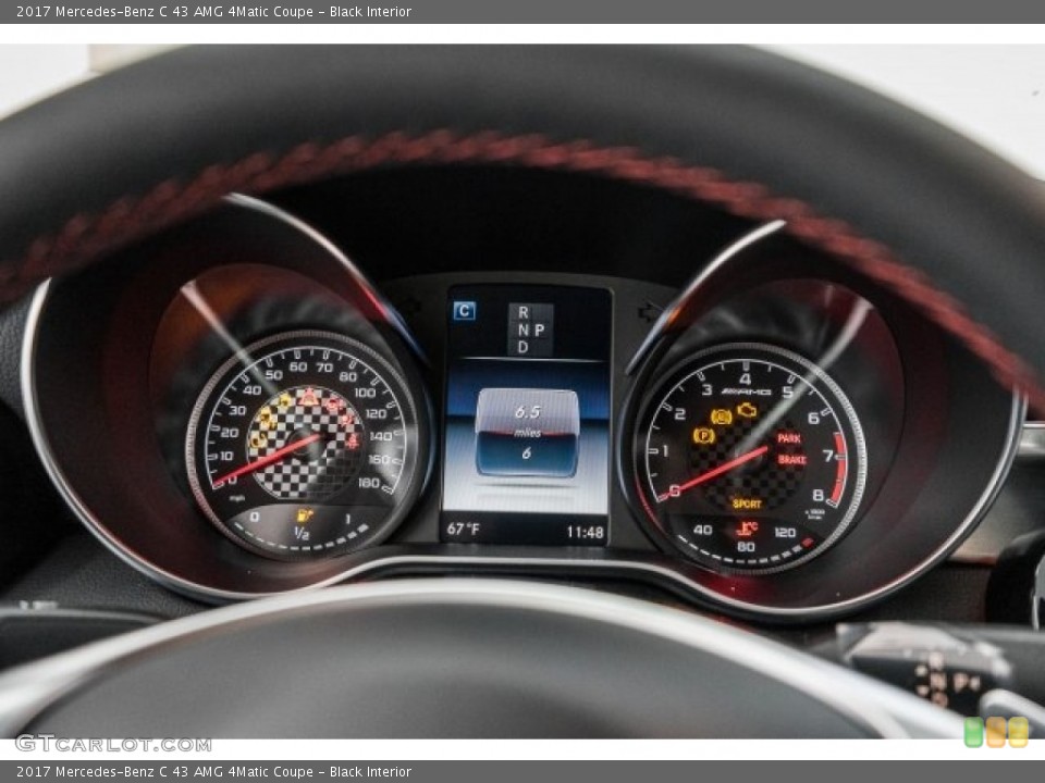 Black Interior Gauges for the 2017 Mercedes-Benz C 43 AMG 4Matic Coupe #118660637