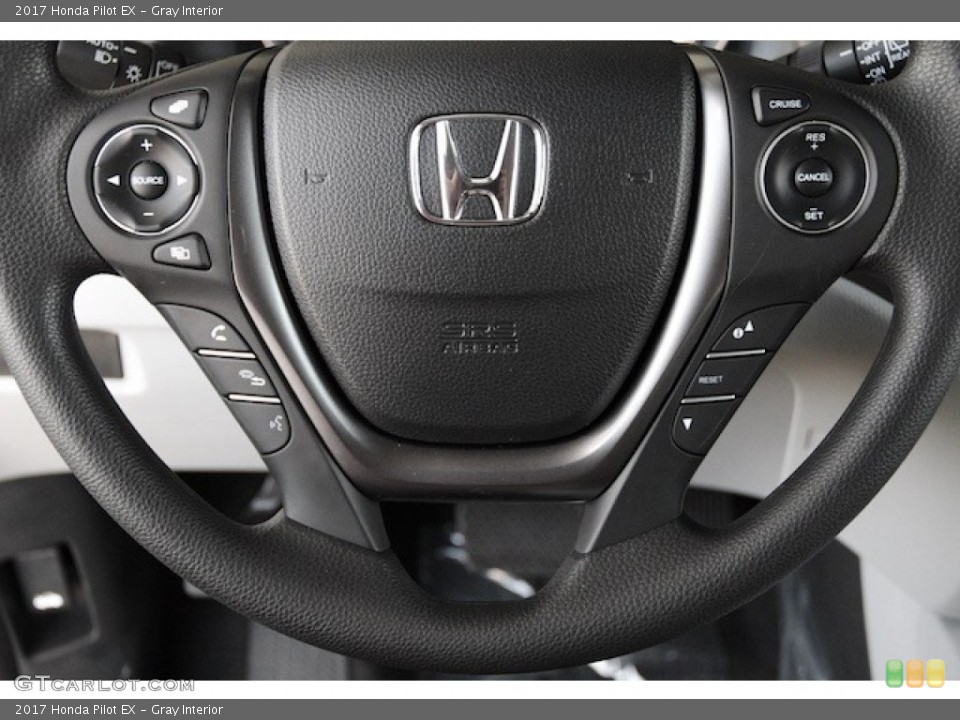 Gray Interior Steering Wheel for the 2017 Honda Pilot EX #118661922