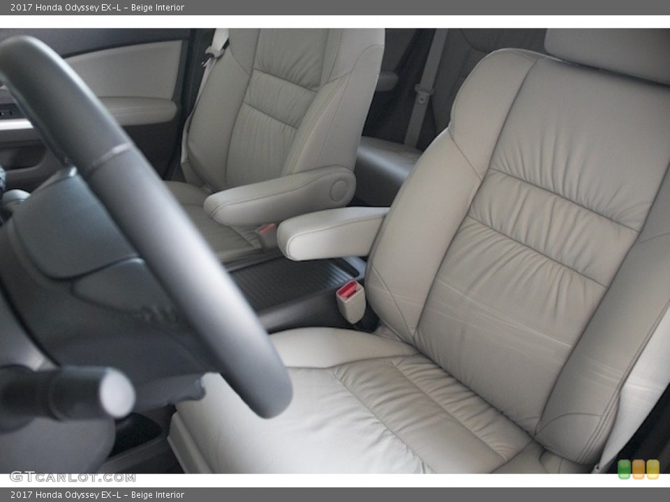 Beige 2017 Honda Odyssey Interiors