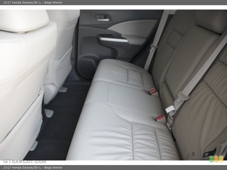 Beige Interior Rear Seat for the 2017 Honda Odyssey EX-L #118662477