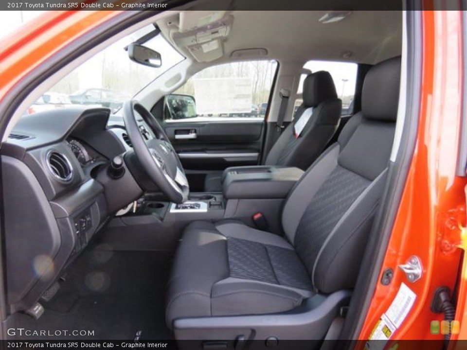 Graphite Interior Photo for the 2017 Toyota Tundra SR5 Double Cab #118666560