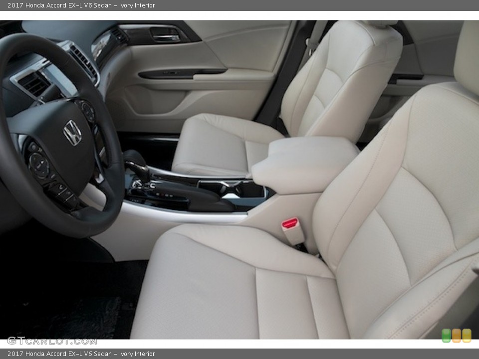 Ivory Interior Photo for the 2017 Honda Accord EX-L V6 Sedan #118666692