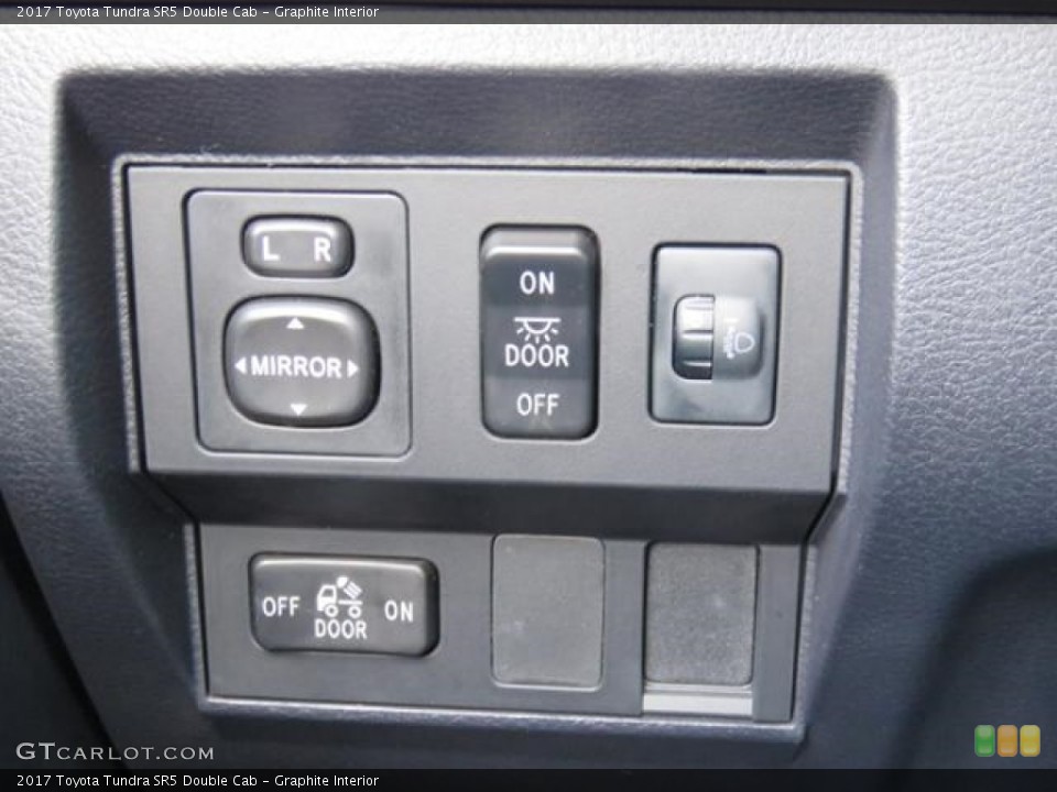 Graphite Interior Controls for the 2017 Toyota Tundra SR5 Double Cab #118666847