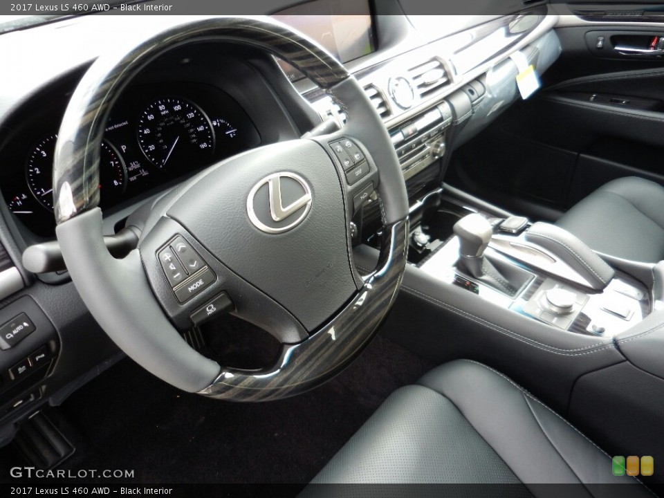 Black Interior Dashboard for the 2017 Lexus LS 460 AWD #118669179