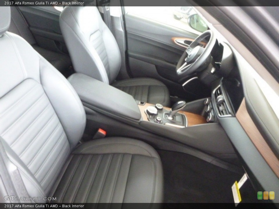 Black Interior Front Seat for the 2017 Alfa Romeo Giulia Ti AWD #118670526