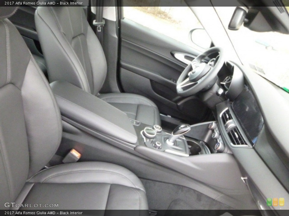 Black Interior Front Seat for the 2017 Alfa Romeo Giulia AWD #118670972
