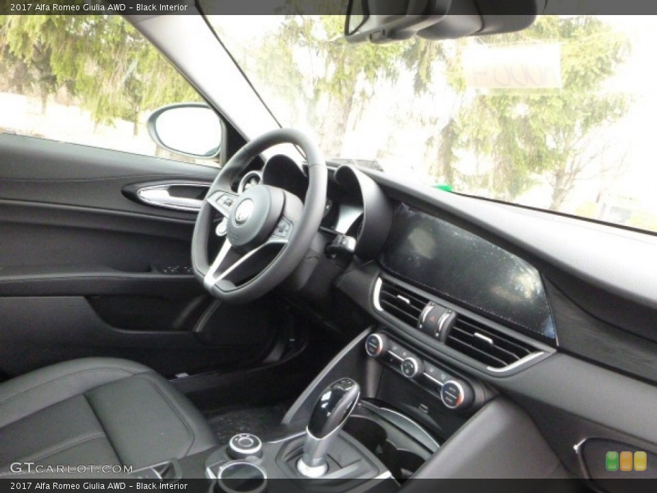 Black Interior Dashboard for the 2017 Alfa Romeo Giulia AWD #118670997