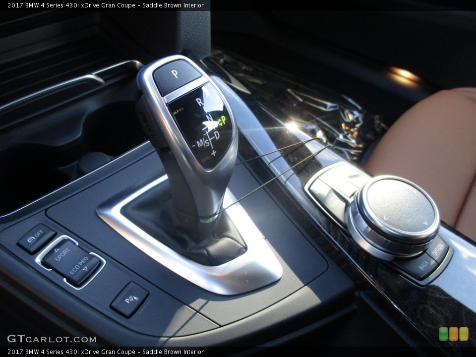 Saddle Brown Interior Transmission for the 2017 BMW 4 Series 430i xDrive Gran Coupe #118673646