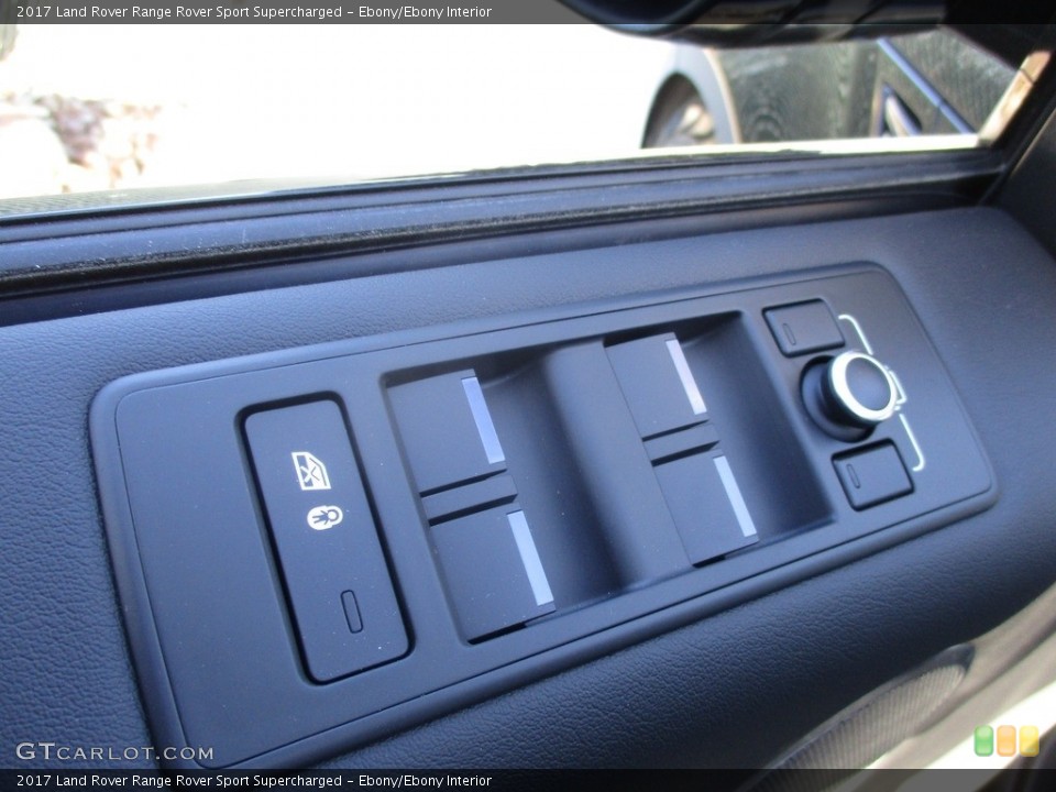 Ebony/Ebony Interior Controls for the 2017 Land Rover Range Rover Sport Supercharged #118674411