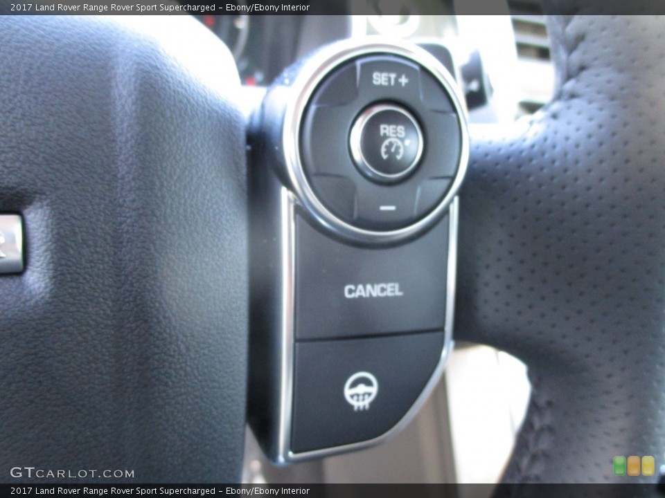 Ebony/Ebony Interior Controls for the 2017 Land Rover Range Rover Sport Supercharged #118674609