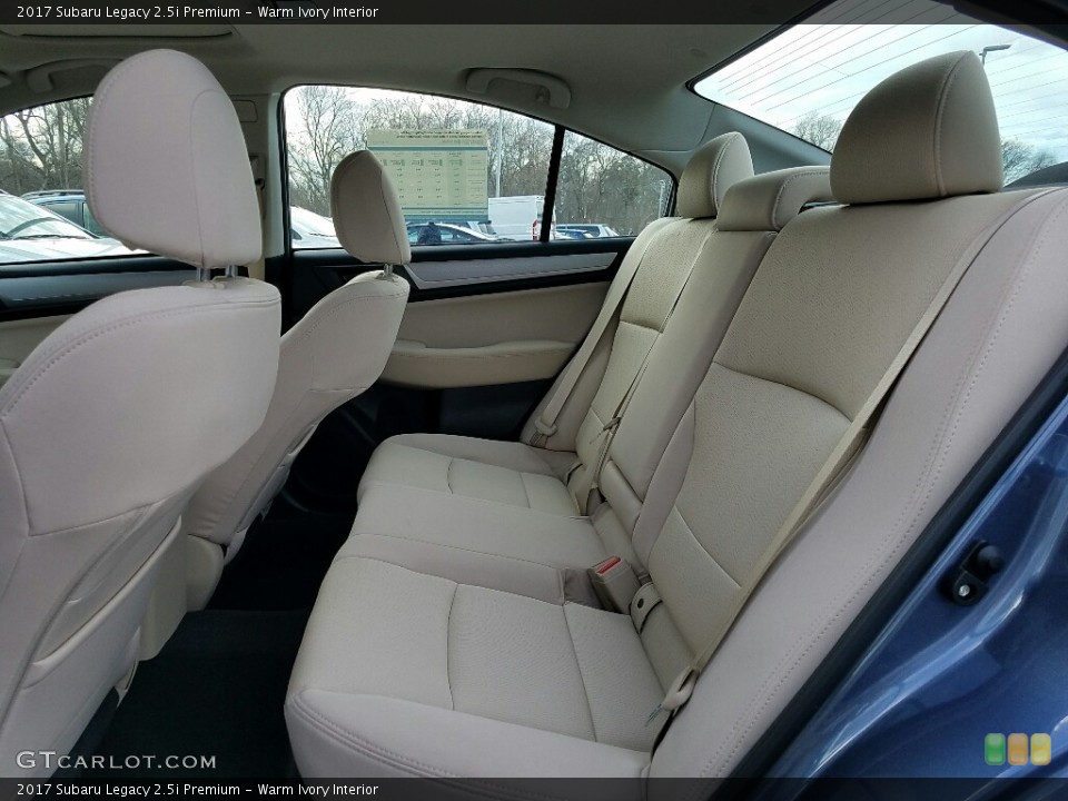 Warm Ivory Interior Rear Seat for the 2017 Subaru Legacy 2.5i Premium #118677295