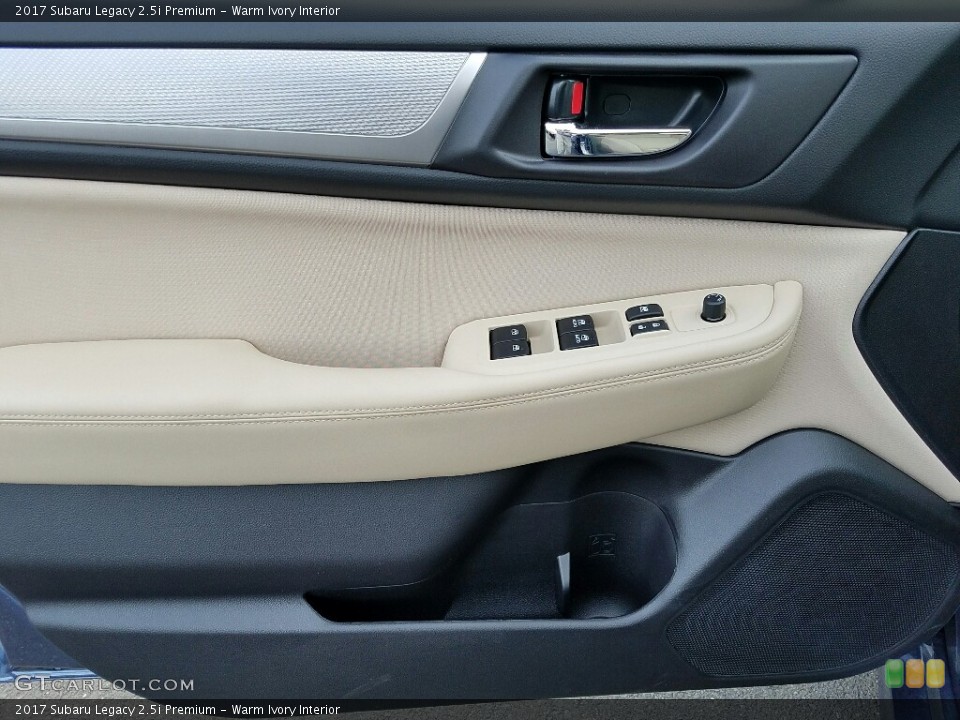 Warm Ivory Interior Door Panel for the 2017 Subaru Legacy 2.5i Premium #118677348