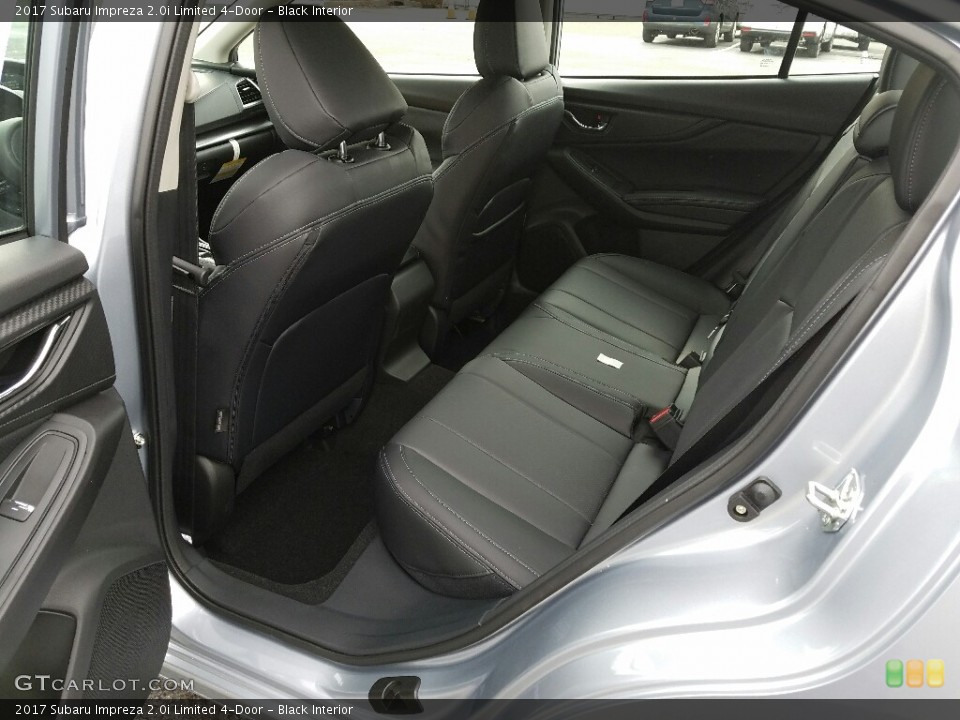 Black Interior Rear Seat for the 2017 Subaru Impreza 2.0i Limited 4-Door #118677912
