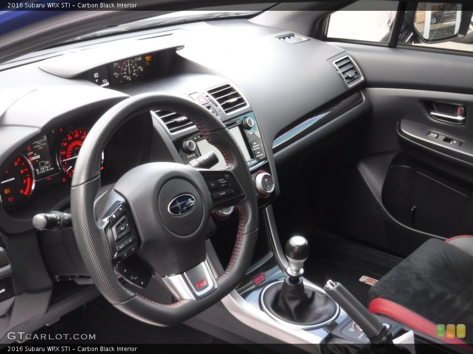 Carbon Black Interior Dashboard for the 2016 Subaru WRX STI #118678062