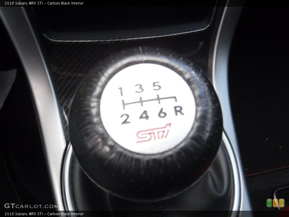 Carbon Black Interior Transmission for the 2016 Subaru WRX STI #118678242