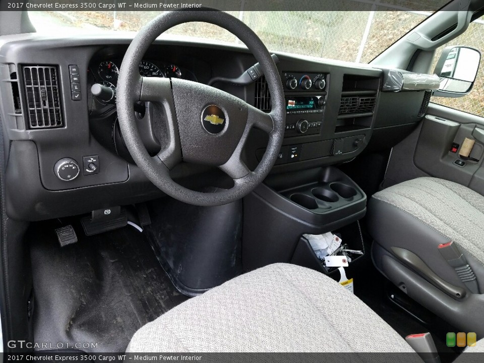 Medium Pewter Interior Photo for the 2017 Chevrolet Express 3500 Cargo WT #118684437