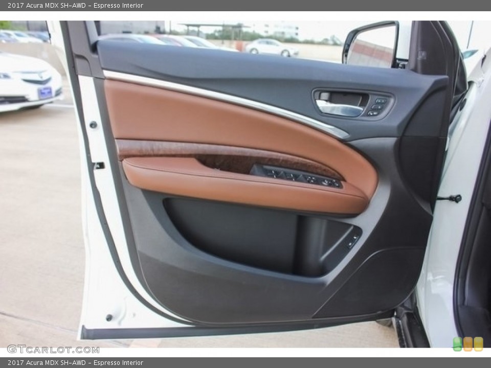 Espresso Interior Door Panel for the 2017 Acura MDX SH-AWD #118688106