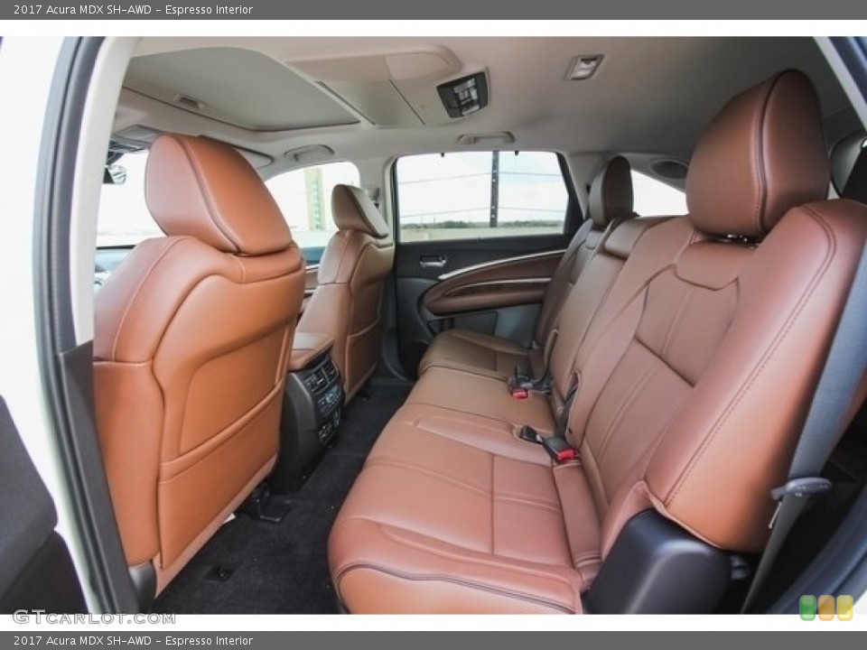 Espresso Interior Rear Seat for the 2017 Acura MDX SH-AWD #118688193